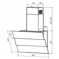 Вытяжка LEX RIO GS 600 (черный)