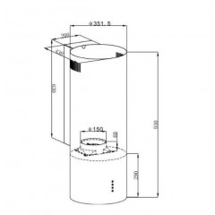 Вытяжка HOMSair ART 1050WL 35 БЕЛЫЙ