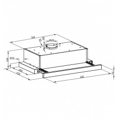 Вытяжка LEX Hubble 2М 600 (белый)