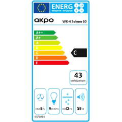 Вытяжка AKPO Selene eco 60 WK-4 (черный)