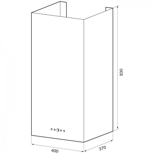 Вытяжка Krona Dita R 400 PB (нержавеющая сталь)