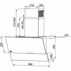 Вытяжка Beko HCA 62320 WH