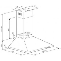 Вытяжка Graude DHP 60.0 W