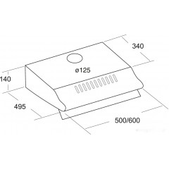 Вытяжка CATA P 3260 Black