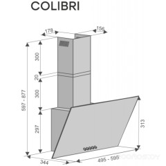 Вытяжка Konigin Colibri 60 (White)