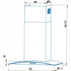 Вытяжка CATA CG5-T900X