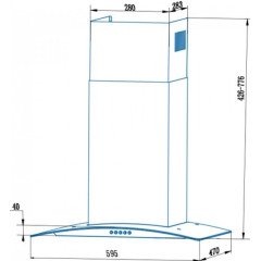 Вытяжка CATA CG5-T600X