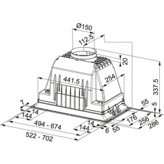 Вытяжка Franke Inca Plus FBI 525 Plus 305.0599.543