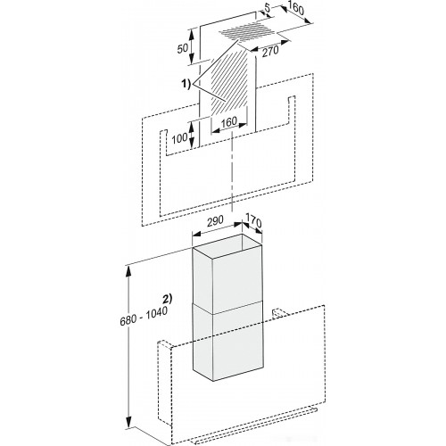 Вытяжка Miele DA 9090 W Screen (графитовый серый)