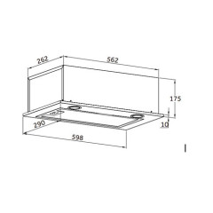 Вытяжка HOMSair Camelia Power 60RD (черный)
