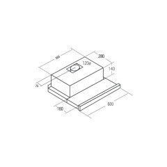 Вытяжка CATA TF 3600 WH