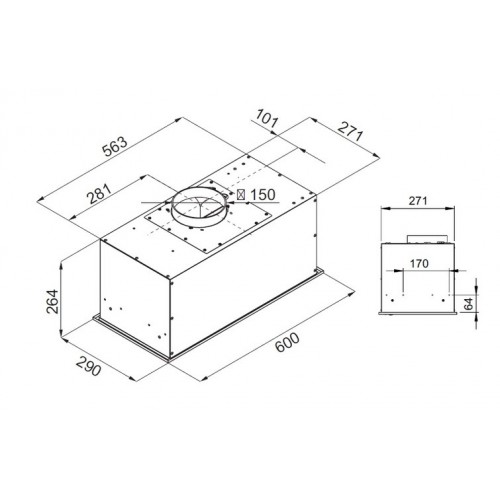 Вытяжка Kuppersberg Ibox 60 X