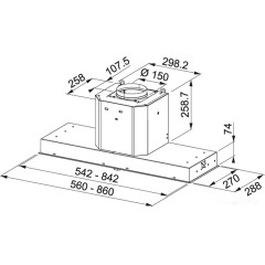 Вытяжка Franke FMY 608 BI WH 110.0456.721