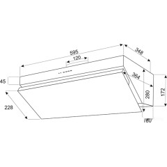 Вытяжка Schtoff Universal 600 PB (белый)
