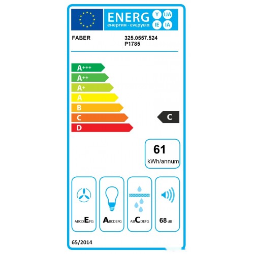 Вытяжка Faber Ray SRM LED X/V A90 325.0557.524