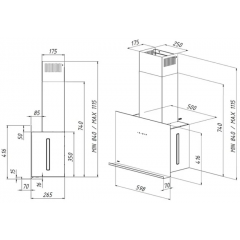 Вытяжка AKPO Crystal 60 wk-9 чёрный