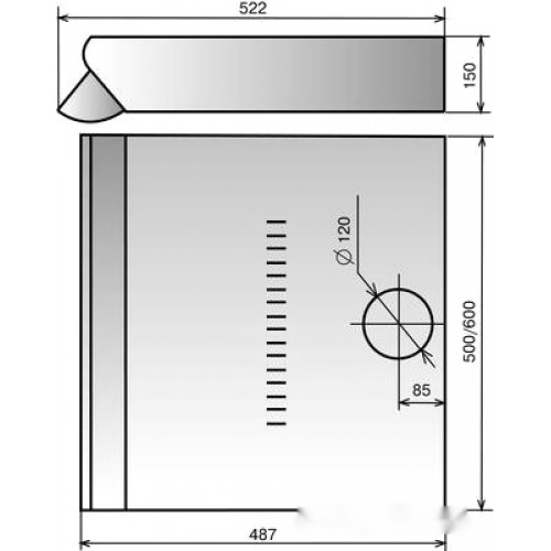 Вытяжка Elikor Davoline 60П-290-П3Л (крем)