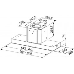 Вытяжка Franke FMY 608 BI BK 110.0456.723