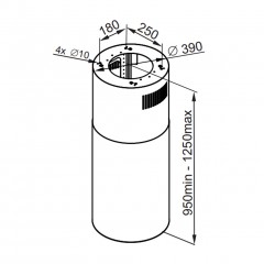 Вытяжка Maunfeld Lee Isla sensor 39 (нержавеющая сталь)