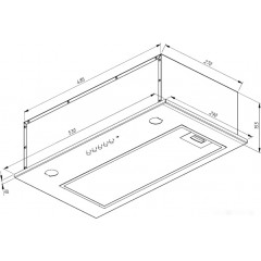 Вытяжка AKPO Micra 60 wk-7 нержавеющая сталь