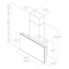 Вытяжка Elica Plat BL/F/80