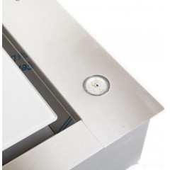 Вытяжка AKPO Manado 90 wk-9 белое стекло/нержавеющая сталь