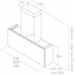Вытяжка Elica Rules NAKED/F/120 PRF0163759