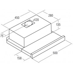 Вытяжка CATA TF-5250 inox