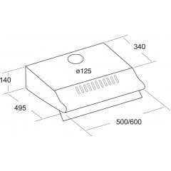 Вытяжка CATA P - 3260 brown