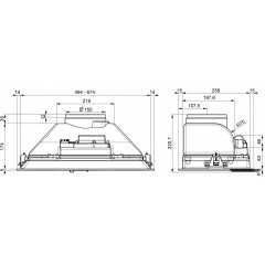 Вытяжка Elikor Breeze 70Н-450-П3Д нерж