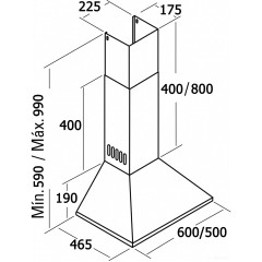 Вытяжка CATA V3-S500 BR 02088607