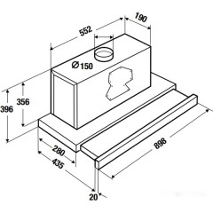 Вытяжка Kuppersbusch DEF 9550.0 E