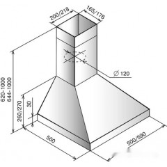 Вытяжка Elikor Вента 50П-430-К3Д (молоко)