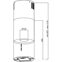 Вытяжка Weissgauff Ambra IX