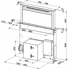 Вытяжка Faber Fabula Plus Evo+BK A60 340.0582.936