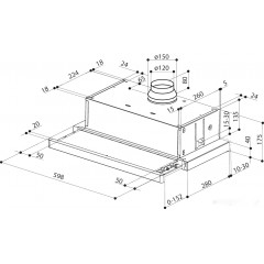 Вытяжка Faber FLEXA GLASS M6 W A60