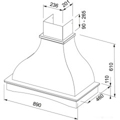 Вытяжка Franke Country Wood FCS 90 O1 321.0592.491 (белый)