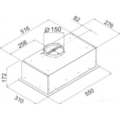Вытяжка Monsher Indiga 55 W