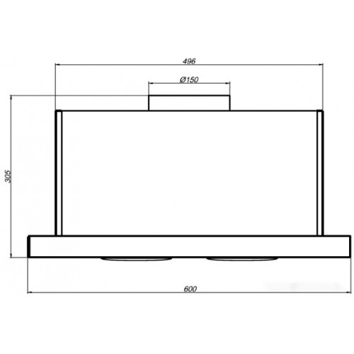 Вытяжка Elikor Интегра Glass 60П-650-В2Л (белый/стекло белое)