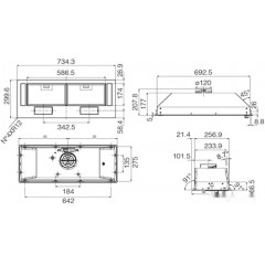 Вытяжка Jet air Viera Lux BL/A/72