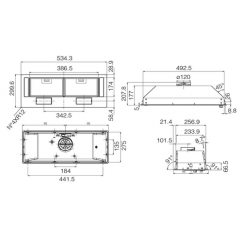 Вытяжка Jet air VIERA LUX BL/A/52