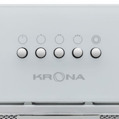 Вытяжка Krona Luisa 600 Glass PB (белый)