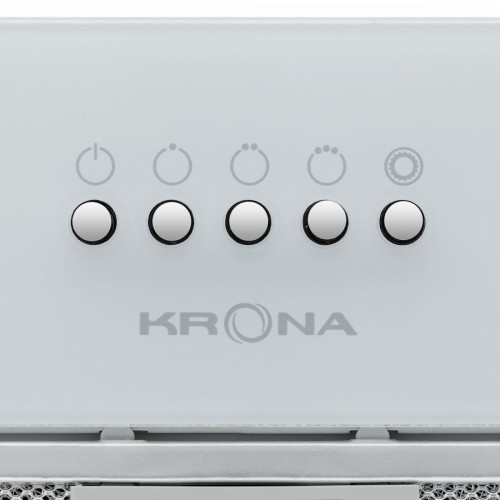 Вытяжка Krona Luisa 600 Glass PB (белый)