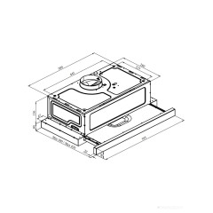 Вытяжка Konigin Pixel 60 (черный)
