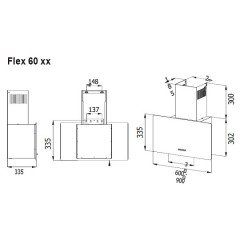 Вытяжка Evelux Flex 60 BG