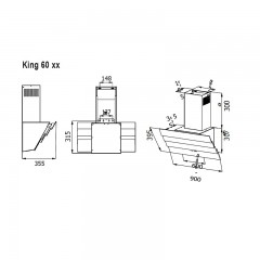 Вытяжка Evelux King 60 IG