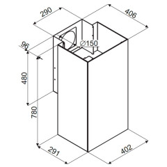 Вытяжка Maunfeld Bath Plus 402 (белый)