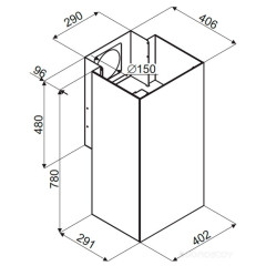 Вытяжка Maunfeld Bath Plus 402 (бежевый)