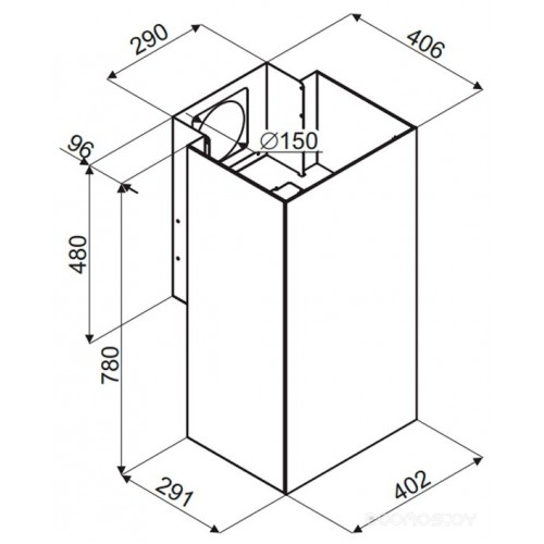 Вытяжка Maunfeld Bath Plus 402 (золотой)