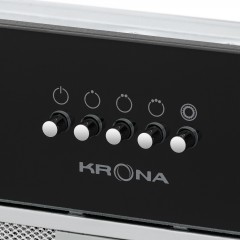 Вытяжка Krona Kate 600 Glass PB (черный)